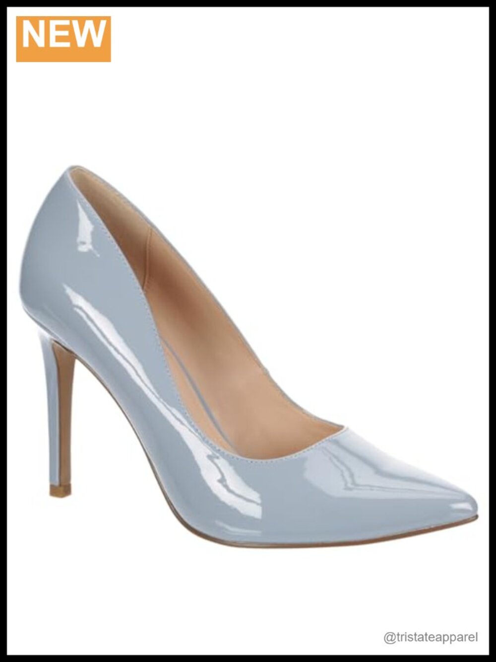 Patent Leather Pointed Toe Stiletto High Heel Dress Pump